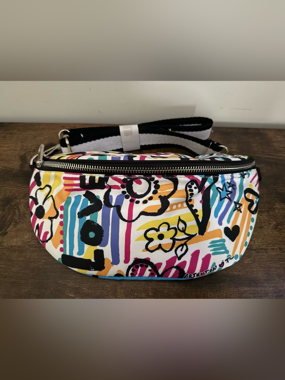Brighton Toledo Colorful Graffiti Print Belt Bag Crossbody Fanny Pack Purse